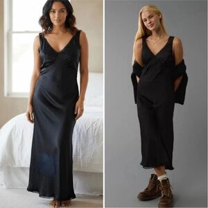 American Eagle Black Slip Dress